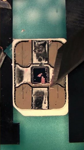 What’s Inside a SIM Card? Microscopic Disassembly Reveals a Hidden Chip!#simcard #reveals