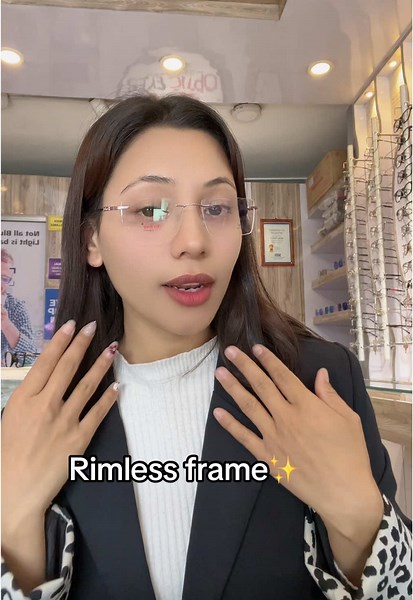 Order frameless or rimless glasses for the ultimate professional look!✨🤓 WhatsApp/viber:9840880803 #dhumbarahi_pipalbot_ktm❤️ #EyewearFashion @Optic Eyes