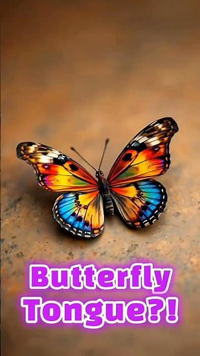 The Amazing Tongue of Butterflies 🦋 | Did You Know?