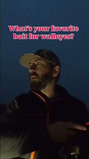 What’s your favorite bait for catching walleyes at night? #Fishing #walleye #night #jig