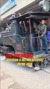 Blowing Sweet Whistle By Heritage Steam Engine Train At DRC compound/Darjeeling Travel /🚂 🇮🇳🪷