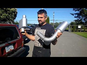 Testing the cheapest single chamber mufflers on eBay