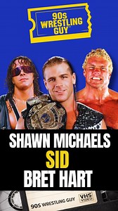 29 Years Ago Today Shawn Michaels vs. Bret Hart vs. Sid Non-Televised Triple Threat — WWF Championship WWF RAW • February 3, 1997 #WWF #WWE #ShawnMichaels #BretHart #Sid #90s #ProWrestling | 90s Wrestling Guy