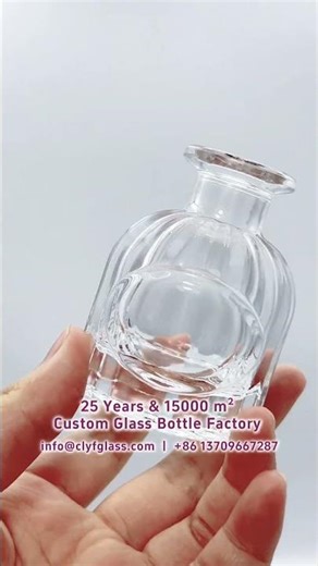 Mini Glass Bottles for Perfume & Diffuser | Crystal Clear Quality