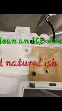 How to clean an ice machine using vinegar and ice machine chemical cleaners