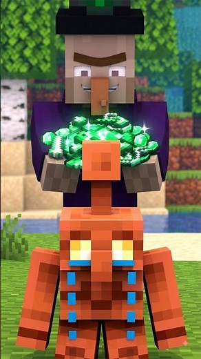 This Copper Golem Made the Witch Rich - Minecraft Animation