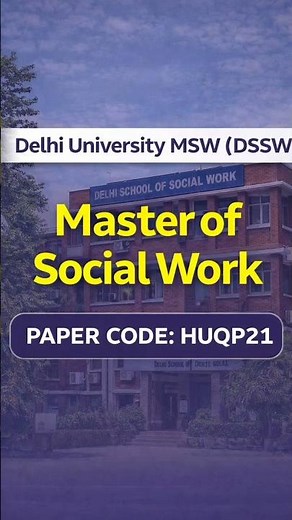DSSW Social Work Syllabus 🔥 | HUQP21 Syllabus REVEALED