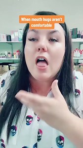 Giving a mouth hug should be fun and exciting - not uncomfortable. Physical touch lovers will be hapoy you tried this hack #physicaltouchishislovelanguage #mouthhug #couplesvideo | Nikki Mars Messick