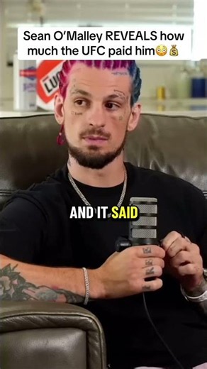 Sean O’Malley REVEALS how much the UFC paid him😳💰 #onenightwithsteiny #seanomalley #prizepicks