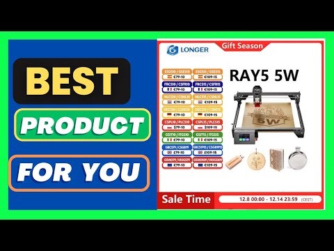 LONGER RAY5 5W Laser Engraver 3.5'' Touch