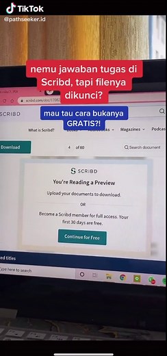 Cara Buka File Scribd yang Terkunci