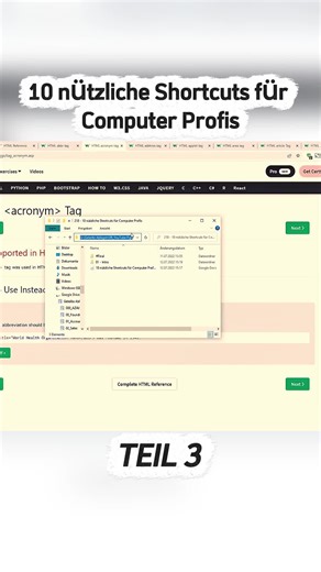 #10 nützliche Shortcuts für Computer Profis #Programmiererwerden #SoftwareProgrammierer #Entwickler #SoftwareEntwickler #Job #Karriere #Developer #Webdeveloper #WebDeveloper #Ausbildung #Weiterbildung #Coaching #HTML #JavaScript #lernen #schnell #Premium #Lebenslauf #Studium #Arbeit #DeveloperAkademie #Akademie #Schule #Uni #Portfolioaufbauen #Programmierenlernen #Umschulung #Fortbildung #IT #Programmierer #programmiererwerdenohnestudium #Bootcamp #Coden #HerrProgrammierer #Schnell #Programmiere