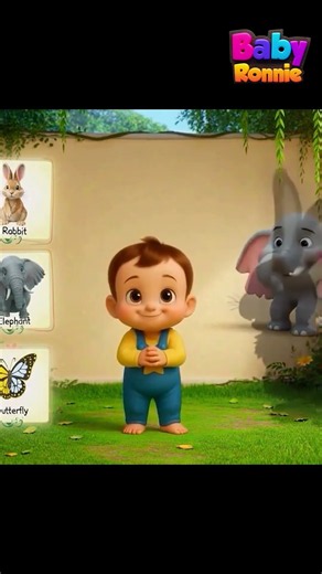 Match The Shadow With Ronnie | Baby Ronnie Nursery Rhymes #shorts