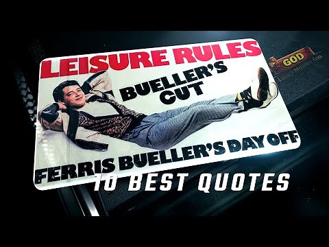 Ferris Bueller's Day Off 1986 | Bueller's Cut | 10 Best Quotes