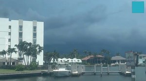 Swirling Storm Clouds Form Over Central Florida