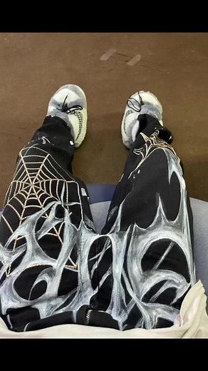 Custom Spider Web Pants Showcase