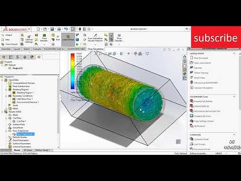 Motor flow simulation for beginners in solidworks