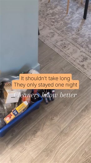 One-night stay = high-risk booking ⚠️ When someone says “it was only one night”… We already know 😬 Short stays often mean max chaos, rushed checkout, and guests trying to get their money’s worth out of the cleaning fee. These are almost always the toughest turnovers. Follow along for tips to speed up your cleans (even ones like this). | Turnover Tash