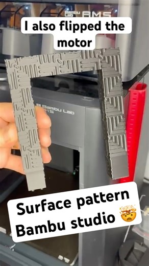 Adding patterns to 3D printed objects in seconds #3dprinting #tutorial #shorts