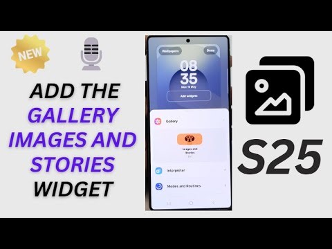 Galaxy S25/S25+/Ultra: How to Add the Gallery Images and Stories Widget to Lock Screen
