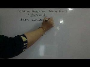 DAA 4.4 String Matching using Finite Automata