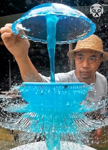 5.6K views | Mesmerizing water explosion in slow motion | Lady Panda | Facebook