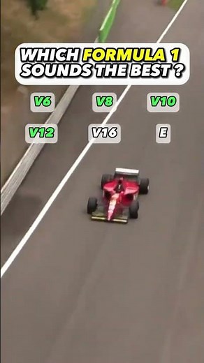 Which Formula 1 Car Has the Best Engine Sound? V10 vs V8 vs V6 Turbo! 🔥 #formula1 #engine