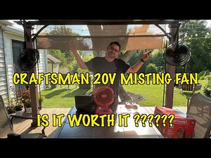 Beat The Heat With The Craftsman V20 CMCE003/CMCE003b Misting Fan: Is it Worth It??????