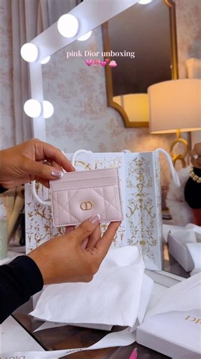 Pink Dior unboxing💗🌸🛍️ | #dior #unboxing #pinkdesigner #pinkaesthetic
