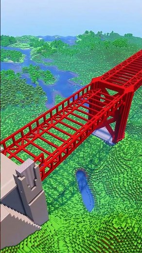 Building GOLDEN GATE BRIDGE in Minecraft 🌉