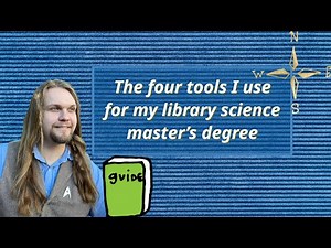 The four tools I use for my library science master's degree