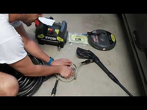 Ryobi 1600 PSI Electric Pressure Washer and Surface Cleaner Review (Part 1)