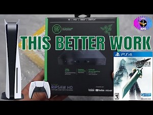 RAZER RIPSAW HD Capture Card Setup With The PS5 | Jho-RPG