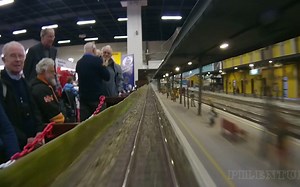 【模型轨道】火车模型展览馆HO比例沙盘