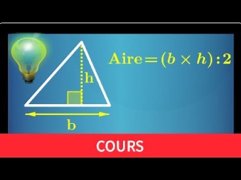 area of ​​a triangle - know how to use the course formula Area = (base x height): 2 - fifth