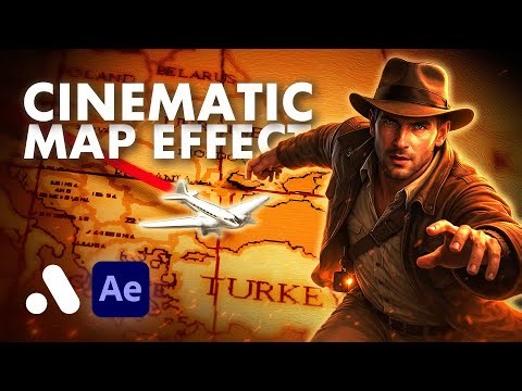 How to Create a Cinematic Map Effect in After Effects (No Plugins)