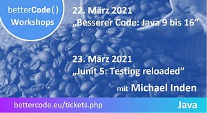 Java: Coole Features und Testing reloaded in zwei Hands-on-Workshops von Heise