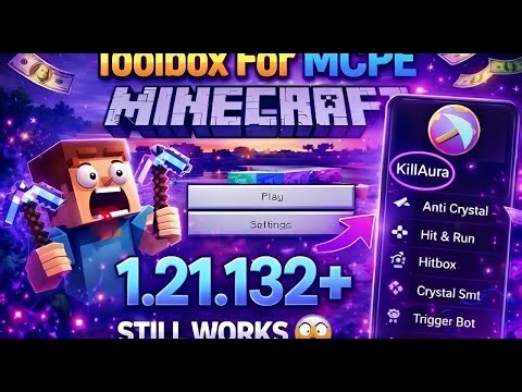 MINECRAFT 1.21.132+ 🔥 TOOLBOX FOR MCPE LATEST VERSION 💀 with UNLOCK ALL OPTIONS 🔥🥶