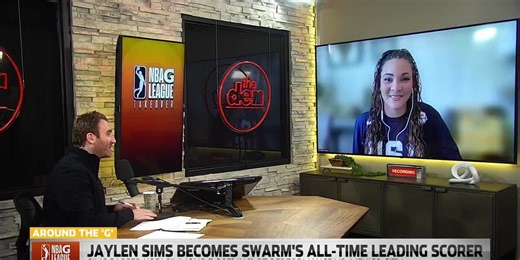 NBA G League Takeover: Jaylen Sims becomes Swarm's all-time leading scorer & 1-on-1 with Dink Pate