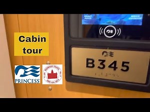 Ruby Princess cabin B345 tour