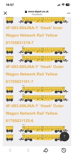 Network Rail JNA - Y wagon