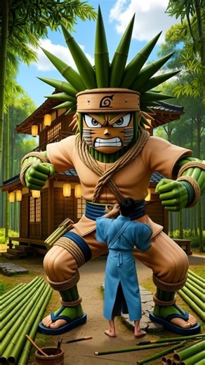 Crafting Naruto From Bamboo #bamboocreations #bamboo