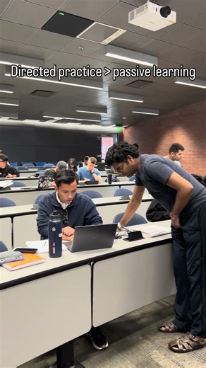 Flipped Classroom in Action (Calc 3 Students Working Together)
