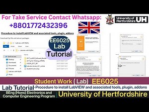 Client Work ((Lab Tutorial) | EE6025 LabVIEW & myRIO Installation Guide|University of Hertfordshire