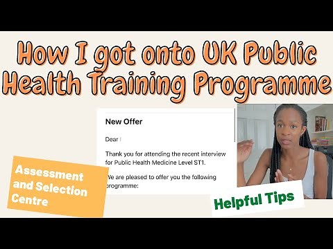 How I got onto the Public Health Training Programme: Prep Material, Timeline, Tips and Tricks