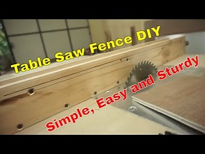 DIY TABLE SAW FENCE