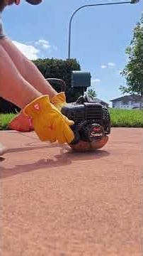 Tanaka Brush Cutter / Line Trimmer 2 Stroke Cold Start #lawncare #lawnmowing