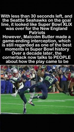 Malcolm Butler: 'Never Seen Grown Men Cry' After Super Bowl INT #nfl #shorts #news #trending #viral