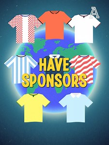 Why don't international shirts have sponsors? #WorldCup #FIFAWorldCup #Football #Soccer