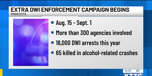 Extra DWI enforcement campaign begins
